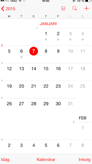 Kalender, Life Hack, Iphone